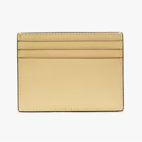 NWT Kate Spade Madison Small Slim Card Holder In Butter - Picture 3 of 7